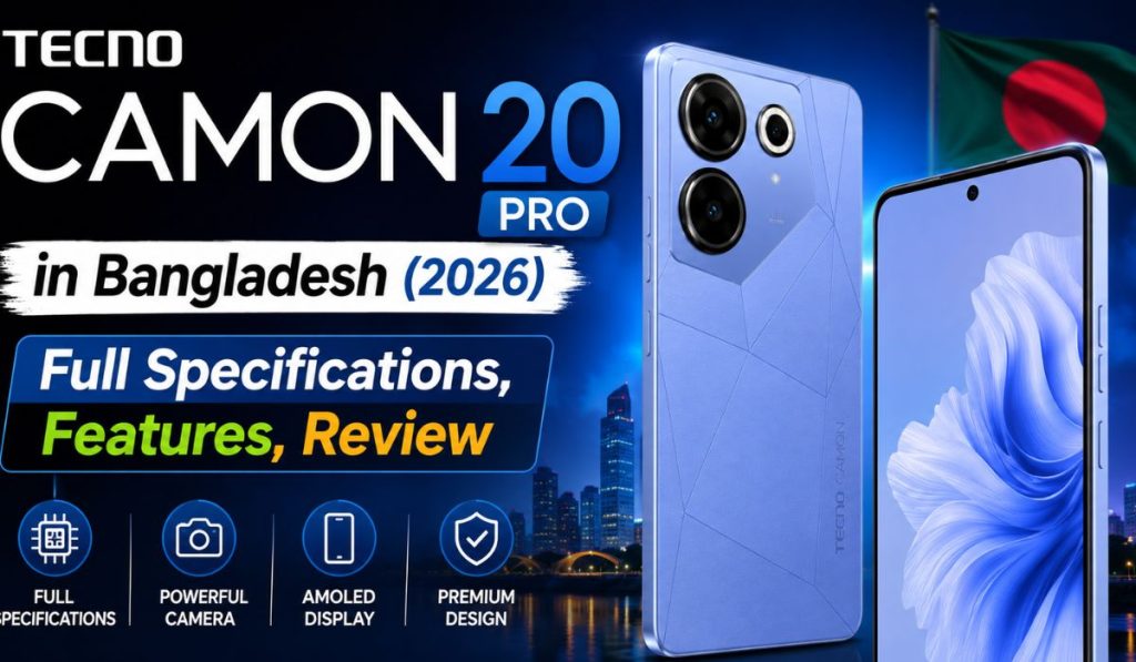 Tecno Camon 20 Pro Price in Bangladesh (2026) – Full Specifications, Features, Review